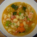 wunderbare Minestrone sehr gut bei diesem Wetter